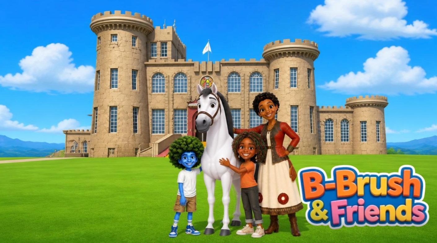 B-Brush, Podo, Shosh and Jach at Tafaria Castle